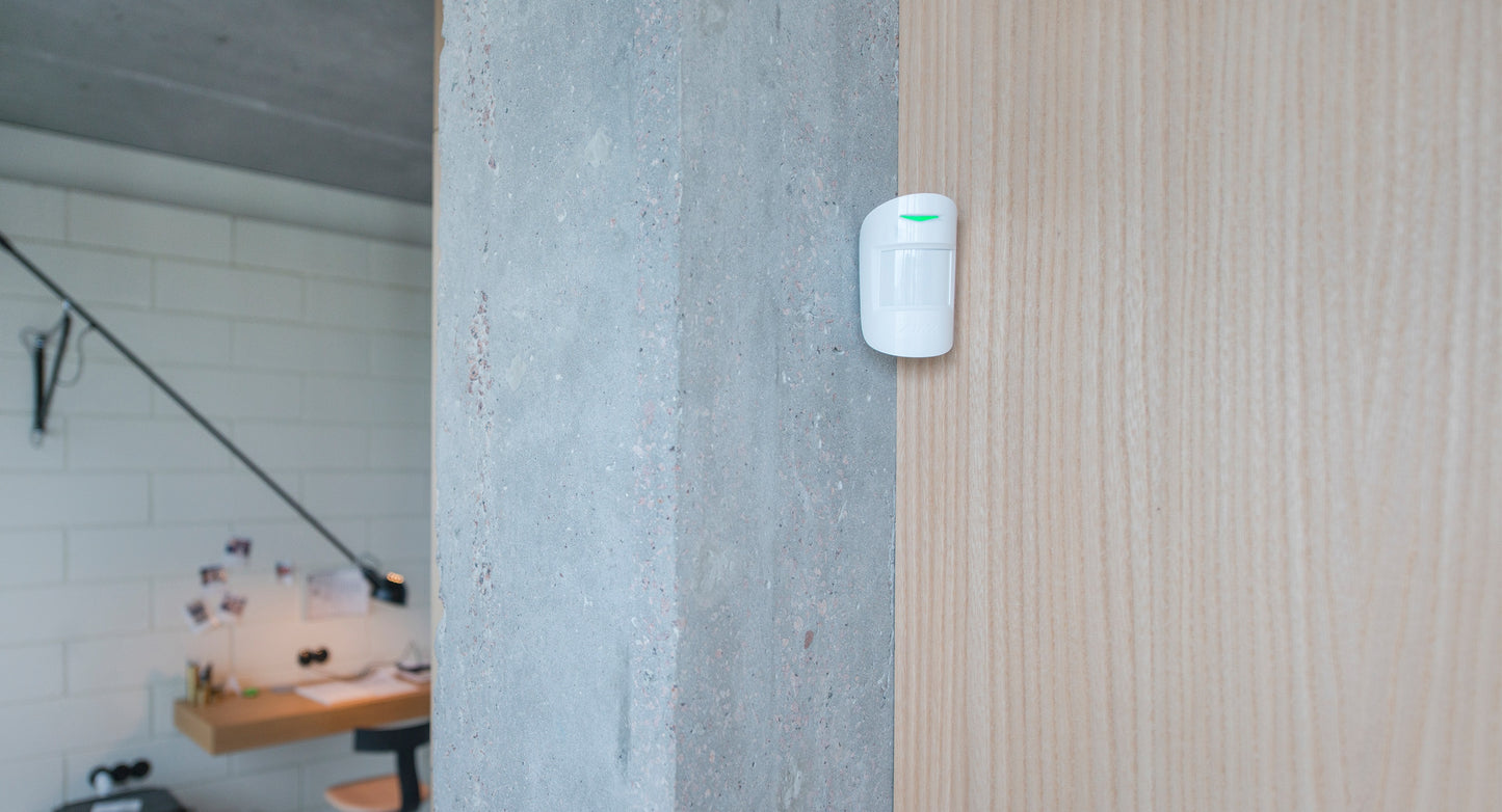Ajax išmani belaidė namų apsaugos sistema signalizacija nuotolinis valdymas stebėjimo kameros bastionas komplektas starterkit rinkinys apsauga namams judesio jutiklis daviklis pir motionprotect interjeras