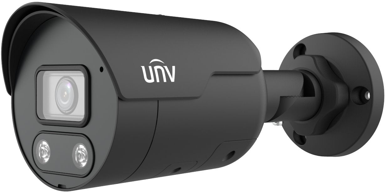 UNV IPC2128SB-ADF28KMC-I0 JUODA TRI-GUARD 8MP 4K 2.8mm IP Bullet kamera